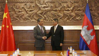 Chinese foreign minister arrives in Cambodia, Beijing’s closest Southeast Asian ally