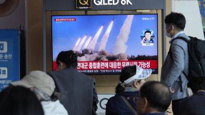Kim Jong Un - KIM TONGHYUNG - North Korean leader Kim leads rocket drills that simulate a nuclear counterattack against enemies - apnews.com - Japan - Usa - South Korea - North Korea -  Seoul, South Korea -  Pyongyang