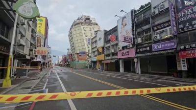 A cluster of earthquakes shakes Taiwan after a strong one killed 13 earlier this month - apnews.com - Taiwan -  Taipei, Taiwan - county Hualien