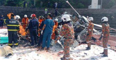 Malaysian Navy Helicopters Collide Midair, Killing All 10 People Aboard