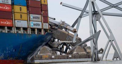 Mike Ives - Baltimore Says Owner of Ship that Hit Key Bridge Was Negligent - nytimes.com - Singapore - city Singapore - state Maryland - city Baltimore