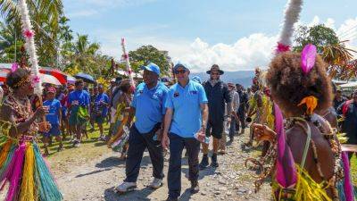 Australia and Papua New Guinea leaders trek toward WWII South Pacific battleground