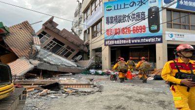 Taiwan’s strongest earthquake in nearly 25 years damages buildings and kills at least 4 people