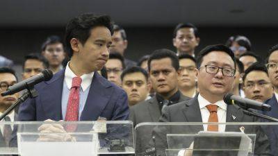 JINTAMAS SAKSORNCHAI - Chaithawat Tulathon - Thailand’s Constitutional Court says it will rule on whether to dissolve popular Move Forward party - apnews.com - Thailand -  Bangkok