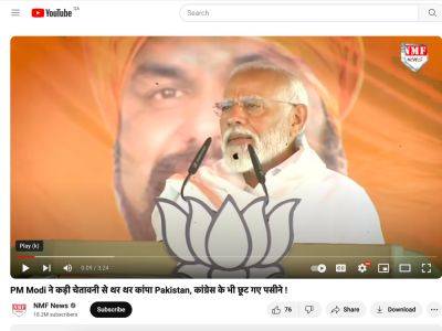 How dubious YouTube ‘news’ channels are shaping India’s election