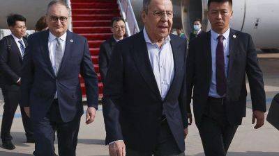 Russia Foreign Minister Sergey Lavrov visits Beijing to emphasize ties with strongest political ally