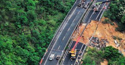 Expressway Collapses in Southern China Amid Heavy Rains, Killing 24 - nytimes.com - China - province Guangdong - province Fujian