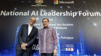 Satya Nadella - Joseph Sipalan - Microsoft to invest US$2.2 billion in Malaysia, as Silicon Valley eyes bigger Southeast Asia footprint - scmp.com - Usa - Malaysia - county Day - county Valley