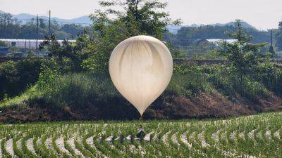 North Korea sends balloons filled with waste into the South