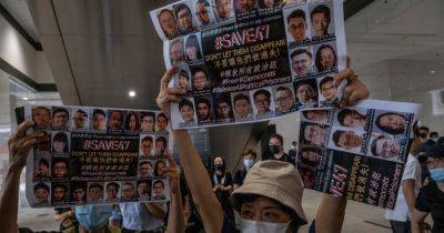 Joshua Wong - Tiffany May - Hong Kong Convicts Democracy Activists in Largest National Security Trial - nytimes.com - China -  Beijing - Hong Kong -  Hong Kong - Britain