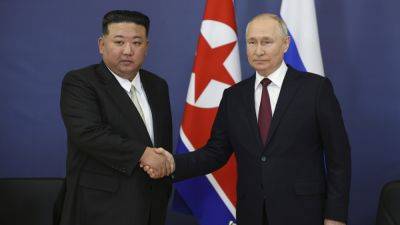 Vladimir Putin - Kim Jong Un - North Korea’s Kim hails Russia ties as Putin reportedly plans a visit - apnews.com - Japan - China - Usa - Russia - South Korea - North Korea -  Seoul, South Korea - Ukraine -  Vladivostok