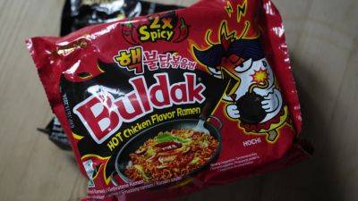 Denmark recalls 3 spicy instant noodle soup brands from South Korea used in online food challenges - apnews.com - South Korea - Denmark -  Seoul