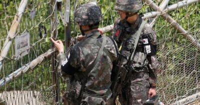 South Korean military fires warning shots after North Korean soldiers cross demarcation line