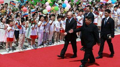 Pyongyang welcomes Putin with fanfare as Russian leader makes first visit in 24 years