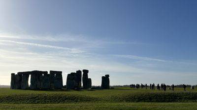 Britain's Stonehenge sprayed with paint by environmental protesters