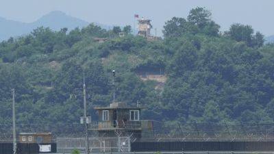 KIM TONGHYUNG - South Korea says it fired warning shots after North Korean soldiers made 3rd temporary incursion - apnews.com - South Korea - North Korea - county Park - city Seoul, South Korea