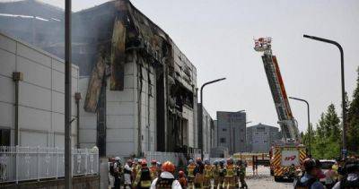 South Korea battery maker apologises for deadly fire but says it complied with safety rules