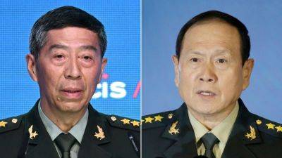Xi Jinping - Li Shangfu - Nectar Gan - China expels two former defense ministers from Communist Party as military purge deepens - edition.cnn.com - China - province Anhui - city Beijing