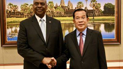 Hun Manet - Agence FrancePresse - US vies to reset Cambodia ties with Pentagon chief’s flying visit to China ally - scmp.com - China - Usa -  Beijing - Singapore - Australia - Cambodia -  Singapore -  Phnom Penh -  Austin - Austin