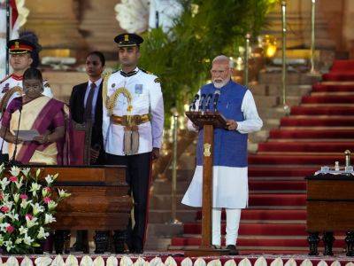India’s Narendra Modi sworn in as country’s prime minister for a third term