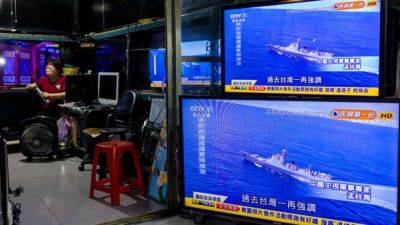 Japan warns of rising tensions over China's military drills near Taiwan