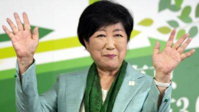 Tokyo Gov. Koike wins a third four-year term as head of Japan’s influential capital