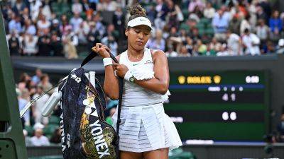 ‘I didn’t feel fully confident in myself’: Naomi Osaka knocked out of Wimbledon by American Emma Navarro