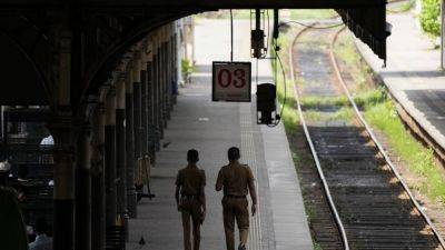 A railway union strike in Sri Lanka leaves tens of thousands of commuters stranded