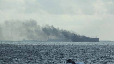 Bloomberg - Blazing oil tankers in Singapore Strait spotlight perils of dark fleet ships - scmp.com - France - Malaysia - Singapore - city Singapore - city Sanction