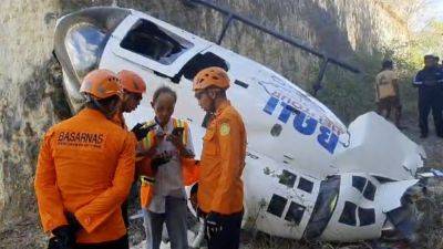 Five people survive after a helicopter crashes in Bali