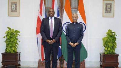 Narendra Modi - Subrahmanyam Jaishankar - Boris Johnson - David Lammy - India and UK launch tech initiative as new British foreign minister makes his first official visit - apnews.com - Russia - India - Britain - Ukraine - Eu - city New Delhi