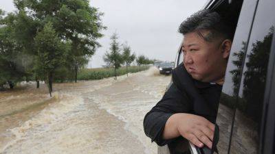 5,000 people rescued from flooding in North Korea in evacuation efforts led by Kim, report says