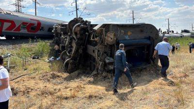 Two dead, up to 100 injured after Russian train and truck collide