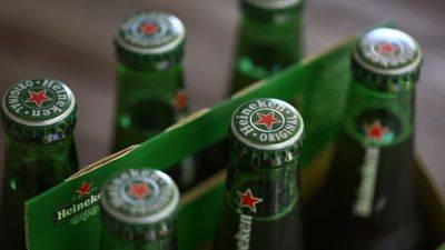 Heineken shares fall 8% after first-half profit miss