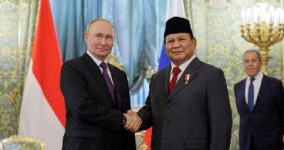 Indonesia president-elect Prabowo says his government seeks stronger ties with 'great friend' Russia