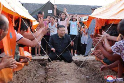 North Korea's Kim Jong Un revisits flooded area, offers to bring people to capital: KCNA