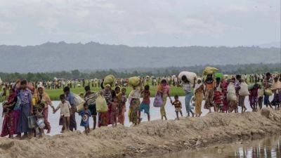 Drone attack kills dozens of Rohingya fleeing Myanmar, including children