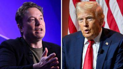 Donald Trump - Elon Musk - Rebecca Picciotto - Ron Desantis - Steven Cheung - Elon Musk, Donald Trump event on X crashes site, Tesla CEO blames cyberattack - cnbc.com - state Florida