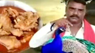 Indian YouTuber arrested after peacock curry video, sparks outrage for cooking national bird