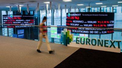 Europe stocks higher to round off winning week; Sterling gains after slew of UK data