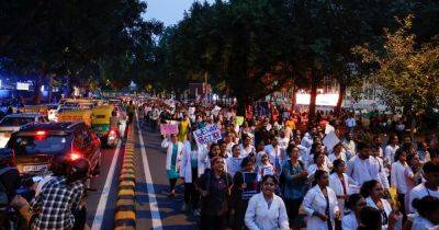 Indian hospitals hit as doctors strike to protest rape, murder of colleague - asiaone.com - India - Singapore - city New Delhi - city Kolkata