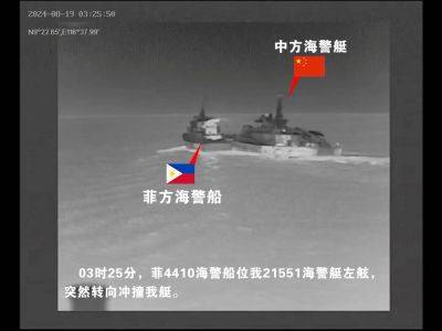 Philippines and China say ships collided at new South China Sea flashpoint