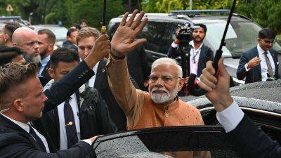 Vladimir Putin - Narendra Modi - Andrzej Duda - Simone McCarthy - Volodymyr Zelensky - Donald Tusk - Modi to meet Polish leaders ahead of ‘landmark’ trip to Ukraine - edition.cnn.com - China - Russia - India - Ukraine - Poland - city Moscow - city New Delhi - city Warsaw