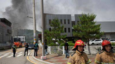 Kim Jong - Reuters - South Korea battery plant fire probe reveals Aricell flouted safety rules to meet deadline - scmp.com - China - South Korea - Laos