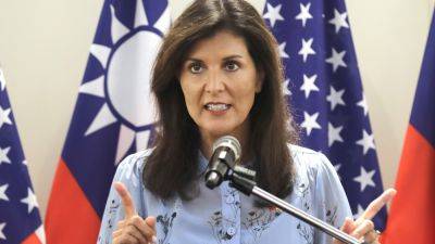 Donald Trump - Nikki Haley - Nikki Haley says isolationist policy is not healthy while showing support for Trump in Taiwan - apnews.com - China - Taiwan - Usa - Russia - Israel - North Korea - Ukraine - city Beijing - city Taipei, Taiwan