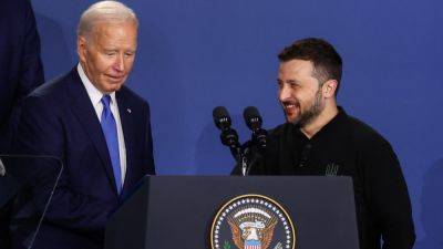 Joe Biden - Volodymyr Zelenskyy - Lloyd Austin - Biden speaks with Zelenskyy, announces new military aid for Ukraine - cnbc.com - China - Usa - Russia - Washington - Ukraine - city Moscow - city Sanction - city Washington - city Kursk