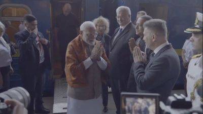 Vladimir Putin - Narendra Modi - Simone McCarthy - Volodymyr Zelensky - India’s Modi arrives in Ukraine for talks with Zelensky weeks after Putin meeting - edition.cnn.com - China - Russia - India - Ukraine - city Moscow