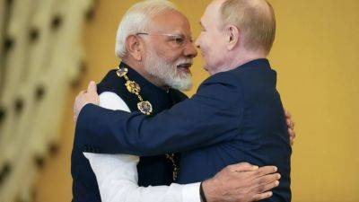 Vladimir Putin - Narendra Modi - Joe Biden - Agence FrancePresse - Volodymyr Zelensky - Ukraine war: Indian PM Modi urges Russia’s Putin for swift end to conflict after Kyiv visit - scmp.com - China - Usa - Russia - India - Ukraine - city Moscow - city New Delhi