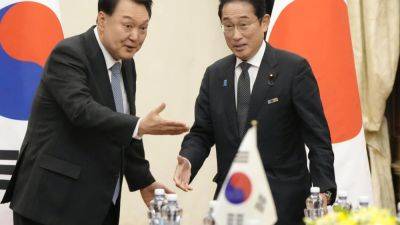 Julian Ryall - Critics blast Seoul’s ‘submissive’ Tokyo ties as Kishida seeks Yoon talks before exit - scmp.com - Japan - Usa - South Korea - city Tokyo - city Seoul