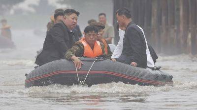 North Korea’s Kim blasts South Korean ‘scum’ over flood damage ‘rumours’, after Seoul’s aid offer